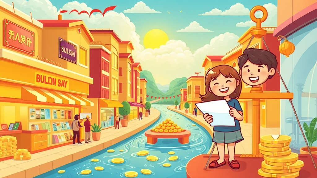 상가 증여 후 임대 수익 관리 (cartoon 스타일)