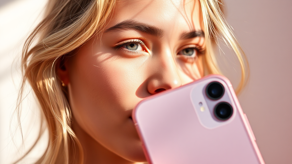 아이폰 17e 출시와 함께 주목받는 액세서리 (realistic 스타일)