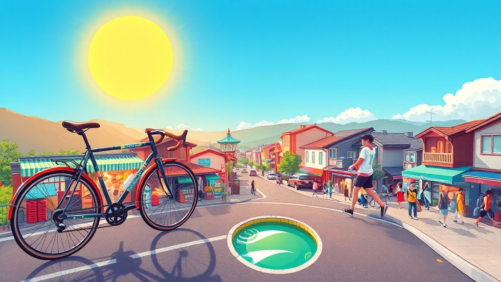 히타카츠 당일치기: 추천 코스 (illustration 스타일)