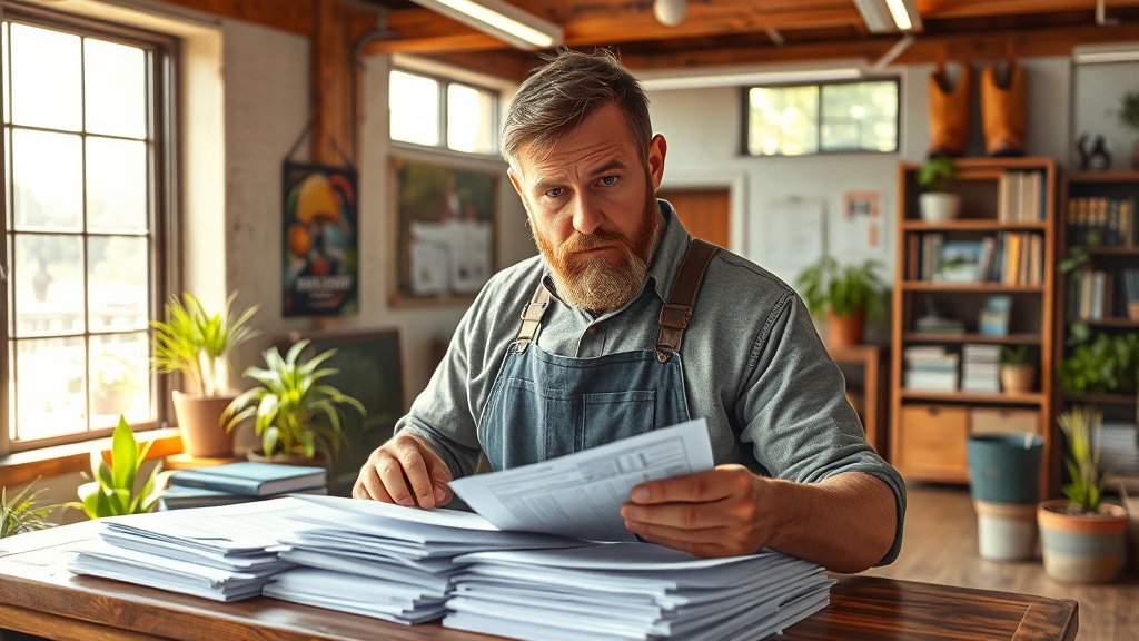 농업창업지원금 신청 절차 (realistic 스타일)