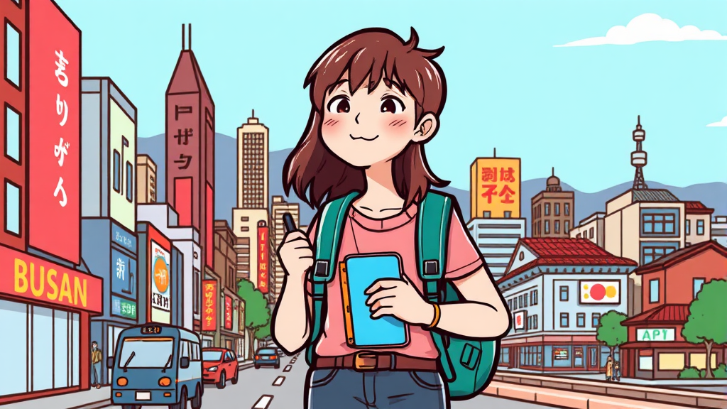 놓치면 후회! 부산온나청년패스 혜택 총정리 (cartoon 스타일)