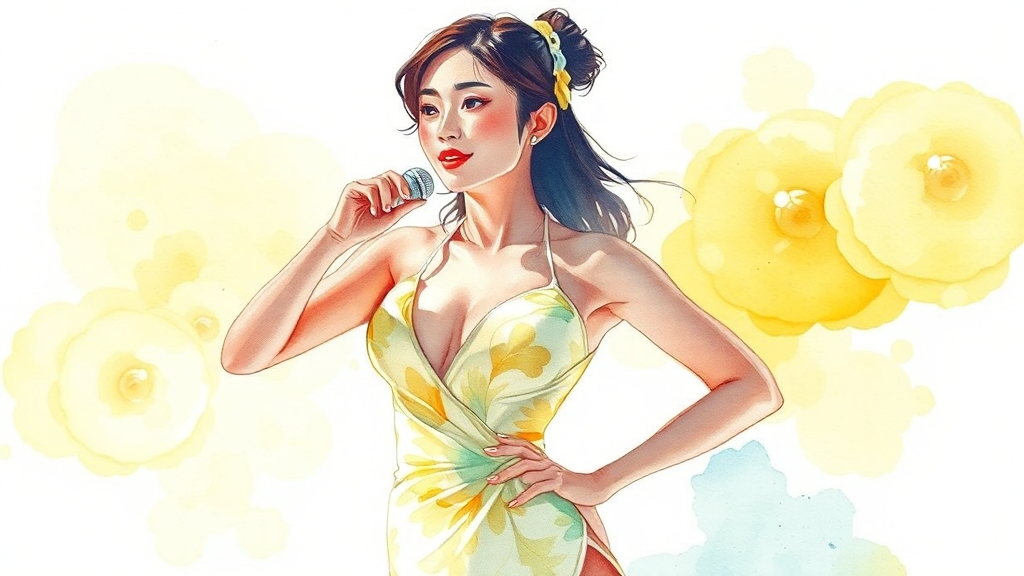 의상 논란: 뜨거운 관심의 증거 (watercolor 스타일)