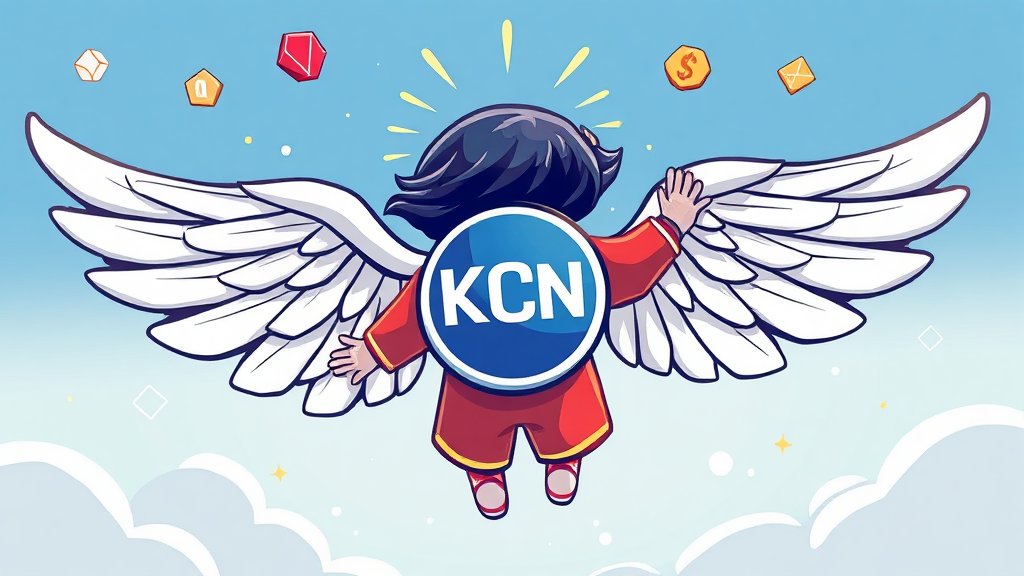 투자 관점: 기회와 리스크 (cartoon 스타일)