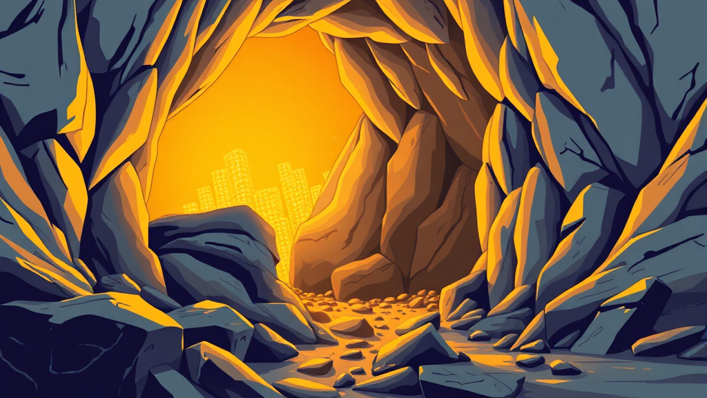 금 투자, 지금이 적기일까? (illustration 스타일)