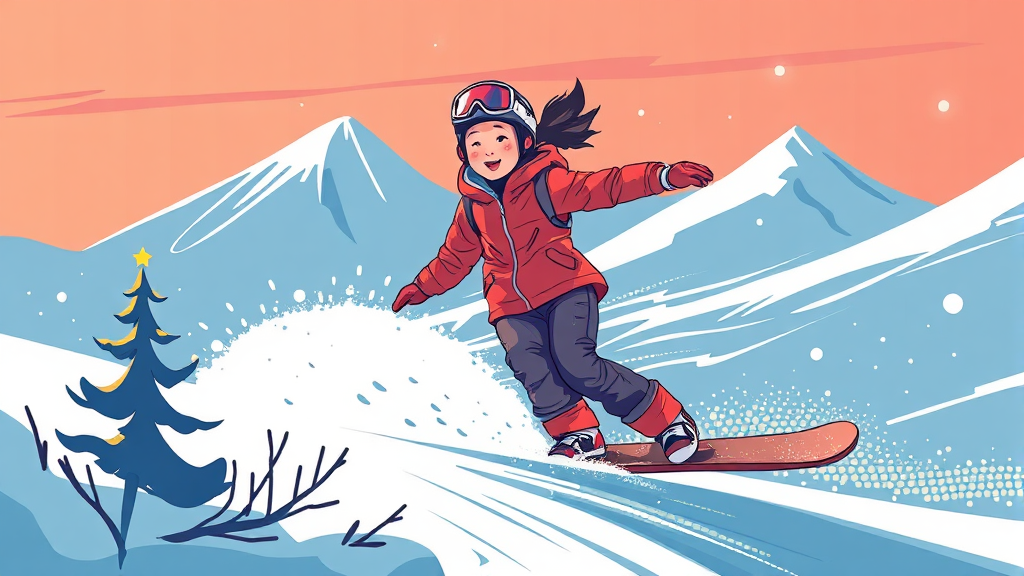 최가온의 현재와 미래: 근황, 가족, 그리고 앞으로의 전망 (illustration 스타일)