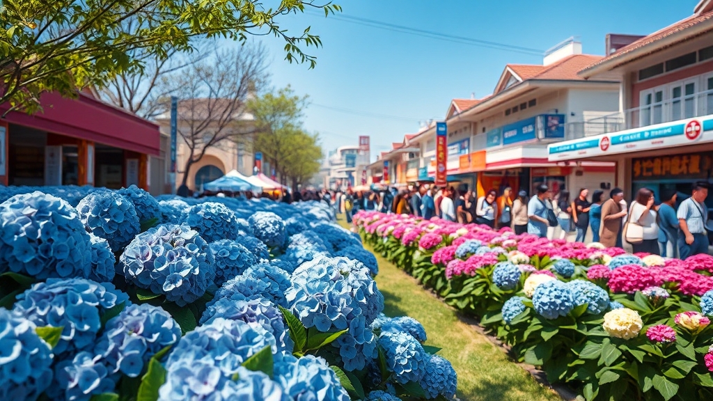 지역 경제에 미치는 영향 (realistic 스타일)