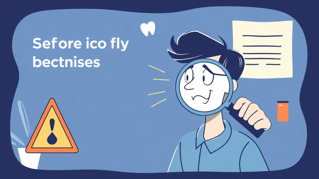 치아보험, 이것만은 꼭 알아두세요 (주의사항 및 함정) (illustration 스타일)