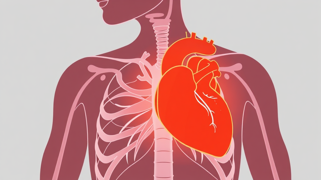 놓치기 쉬운 심장마비 전조증상들 (illustration 스타일)