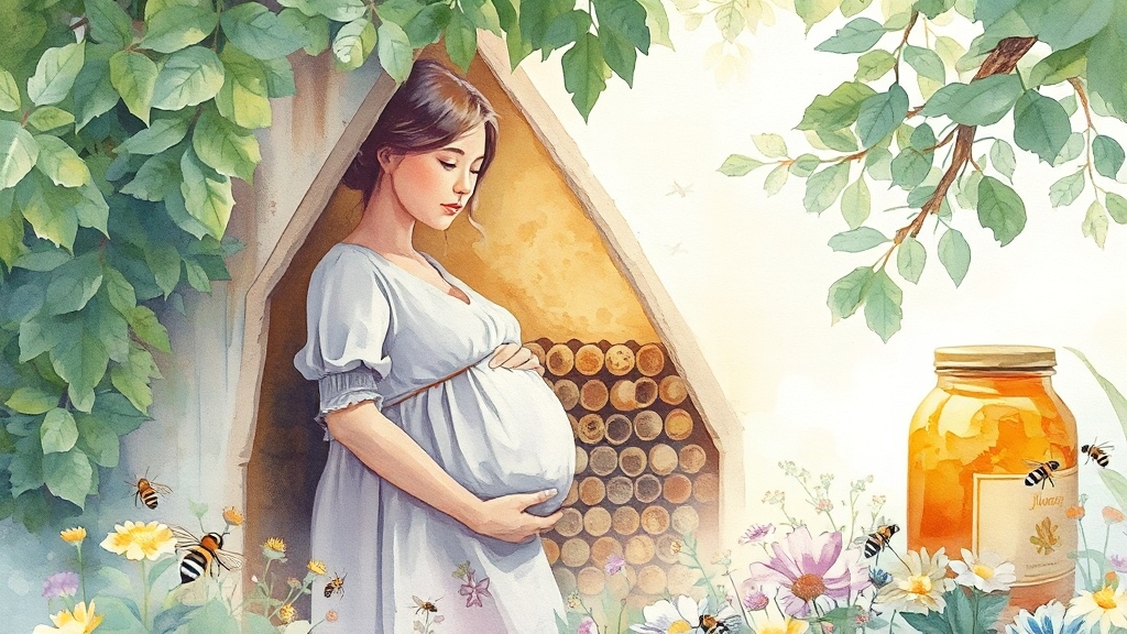 섭취 시 주의사항 (watercolor 스타일)