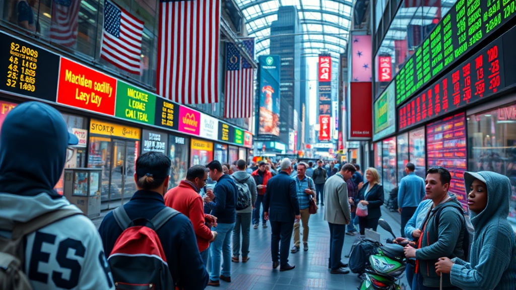 최근 미국 고용 시장 동향 (realistic 스타일)