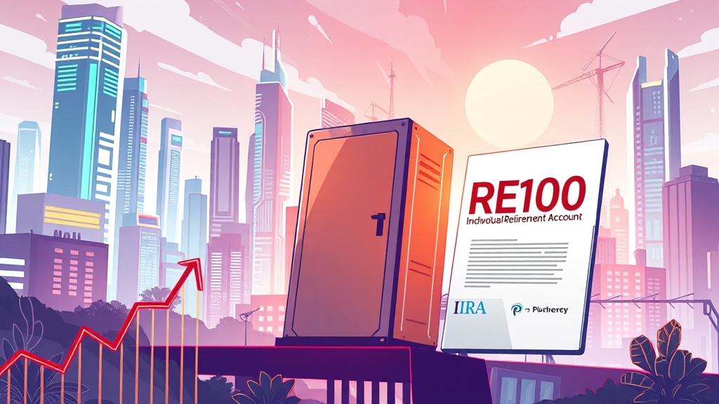 ESS 시장 규모 및 정책 동향: RE100, IRA 주목 (cartoon 스타일)