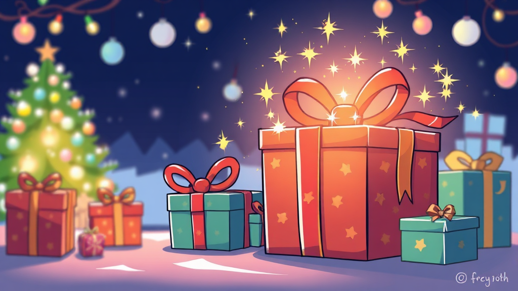 인기 선물 트렌드 분석 (cartoon 스타일)