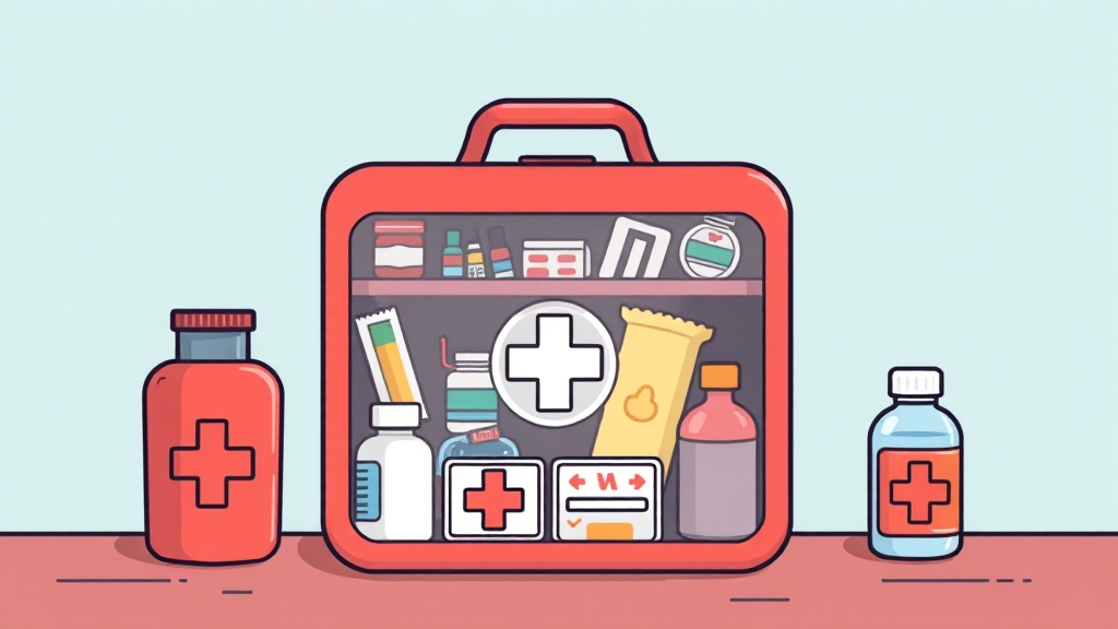 구급상자 디자인 및 구성 (cartoon 스타일)