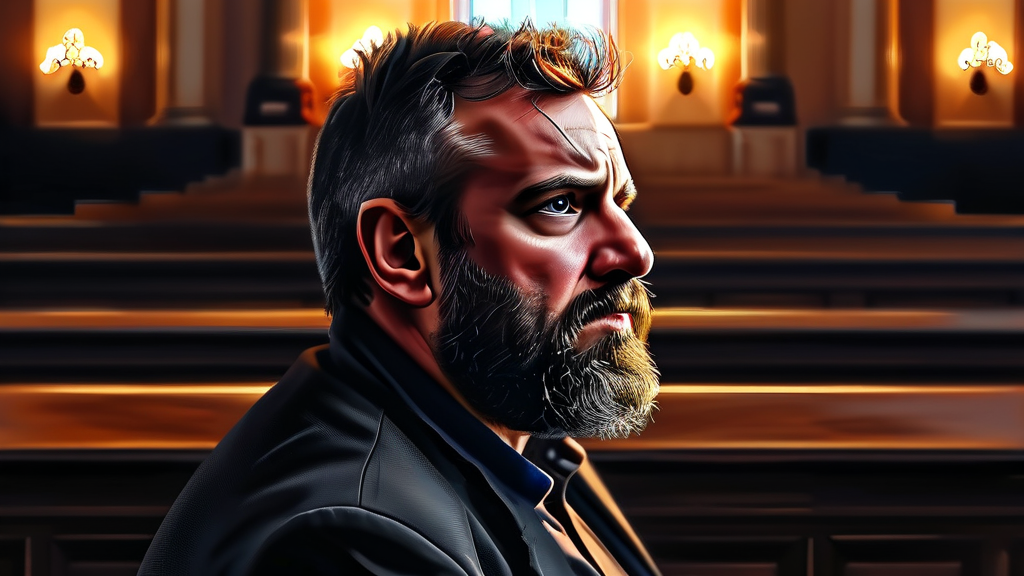 양육비 미지급 실형 선고, 그 배경은? (realistic 스타일)