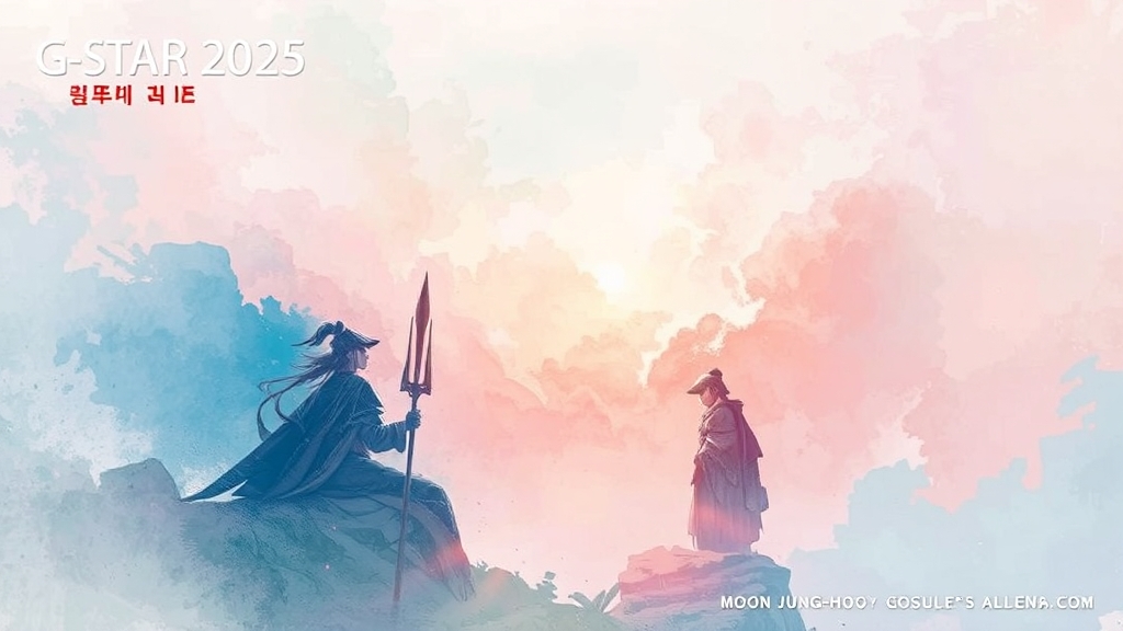 지스타 2025 기본 정보 (watercolor 스타일)