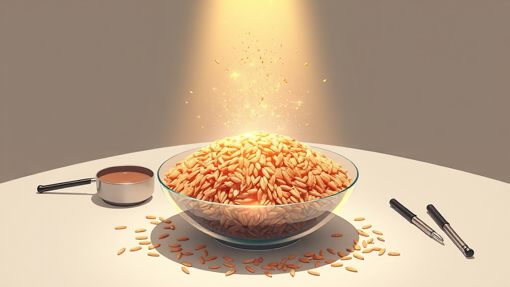 바나듐쌀, 무엇일까요? (illustration 스타일)