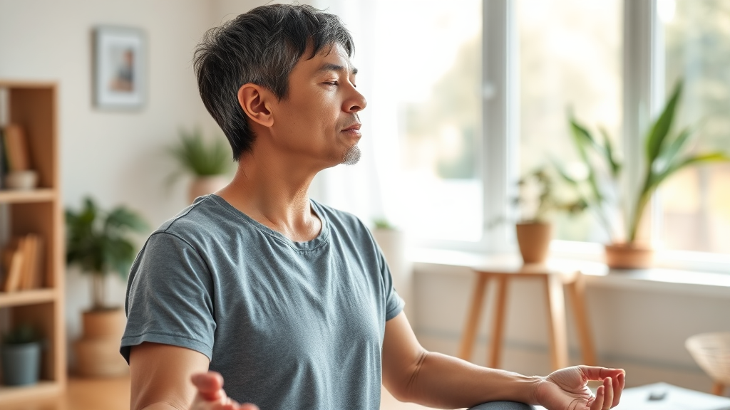 천식 환자의 생활 관리: 예방과 자가 관리 전략 (realistic 스타일)