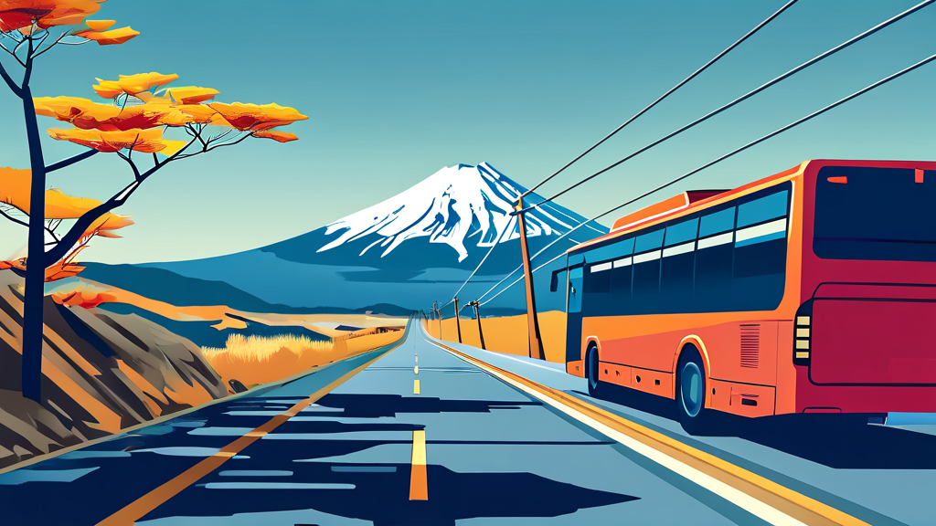 백두산 여행 준비: 날씨, 옷차림, 교통 정보 (illustration 스타일)