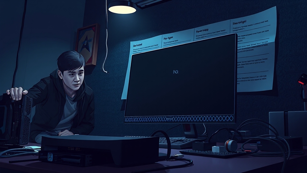 윈도우 설치 화면 미출력 (illustration 스타일)