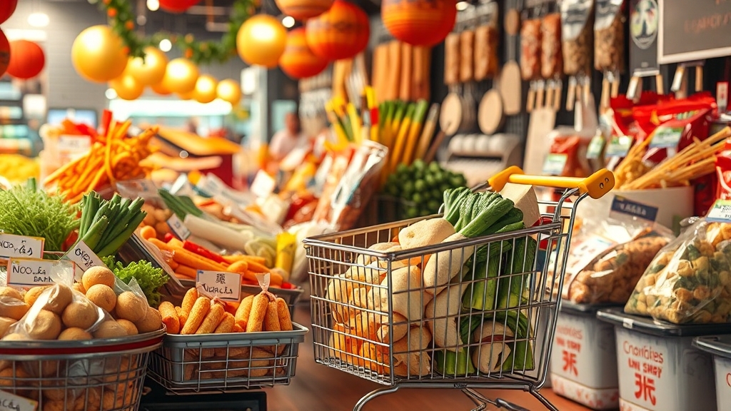 신선 & 가공식품 할인 (realistic 스타일)