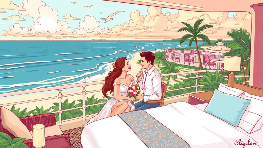 더 츠바키 타워: 괌 허니문 & 베이비문 여행자를 위한 완벽한 선택 (illustration 스타일)