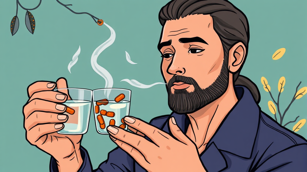 침향환, 제대로 알고 섭취하는 방법 (illustration 스타일)