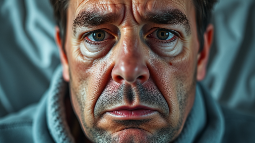 감기 악화 시 병원 방문 기준 (realistic 스타일)