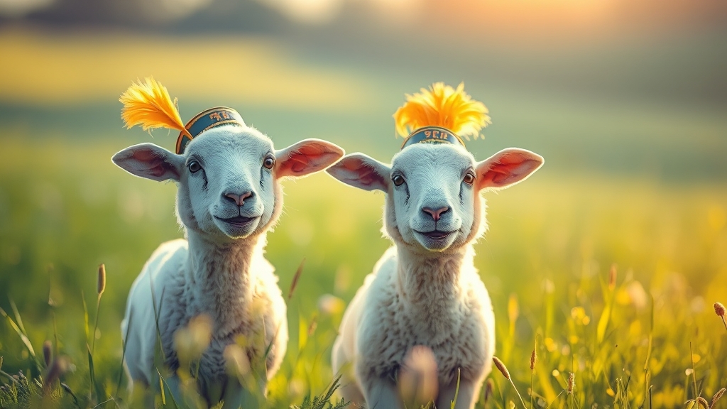 2026년 양띠 직업운: 승진과 발전의 기회 (watercolor 스타일)