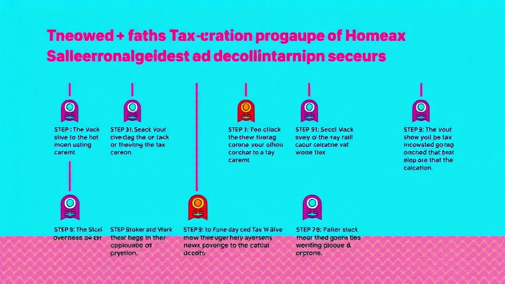 홈택스 신고, 단계별로 따라 해봐요! (popart 스타일)