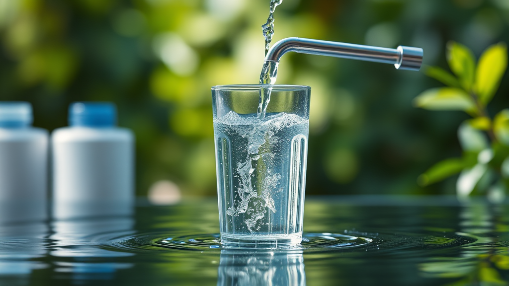 정수기 필터 똑똑하게 관리하는 방법 (realistic 스타일)