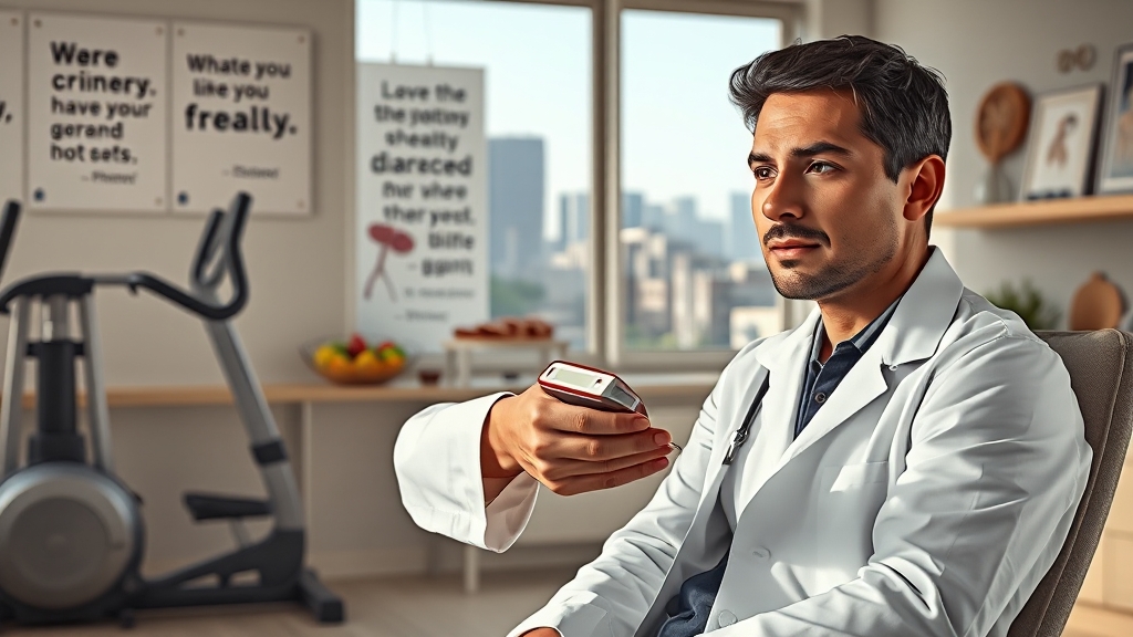 정기 검진 및 치료 (realistic 스타일)