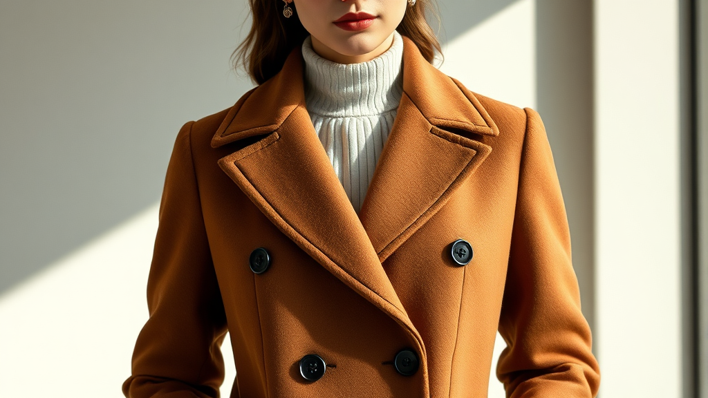 최화정 코트 집중 분석 (realistic 스타일)