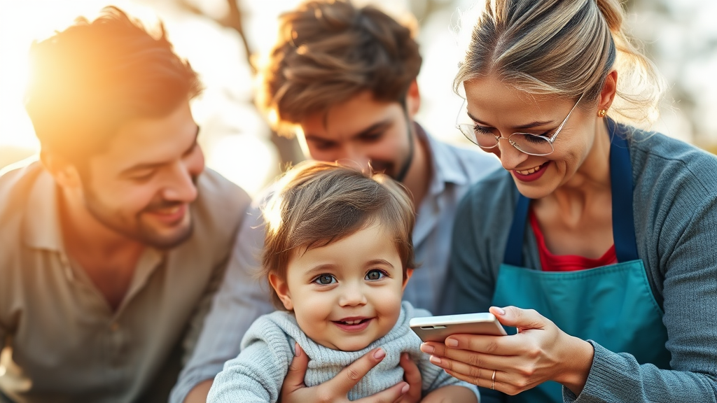 아이돌봄 서비스, 실제 이용 후기 및 만족도 (realistic 스타일)