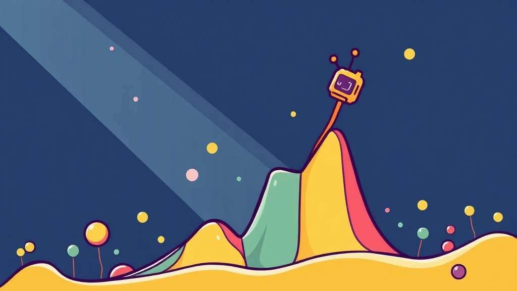 국내외 증시 훈풍, AI 투자 활발 (cartoon 스타일)