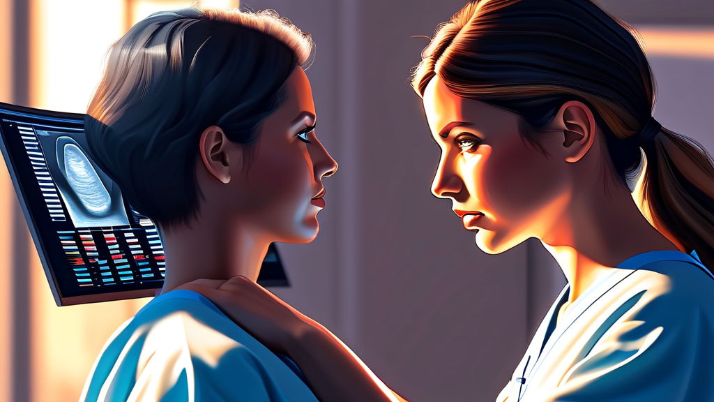 서혜부 탈장의 진단 방법 (realistic 스타일)