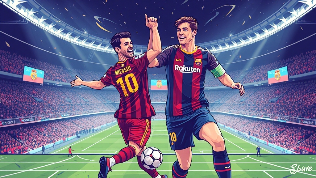 주요 선수 & 명승부 (illustration 스타일)