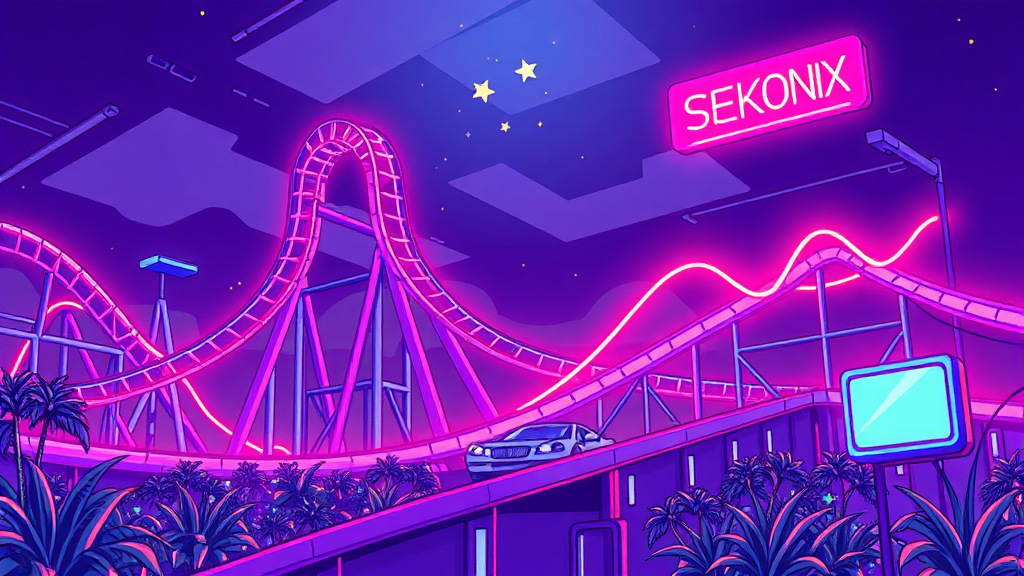 최근 주가, 왜 이렇게 변동성이 클까? (illustration 스타일)