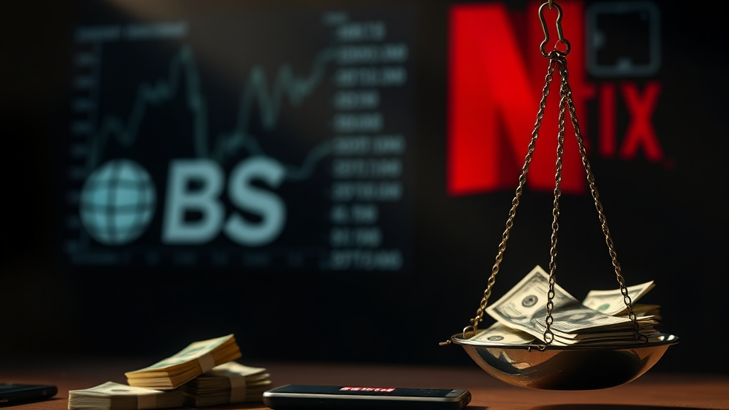 넷플릭스 드라마 투자 정보 이용 (realistic 스타일)