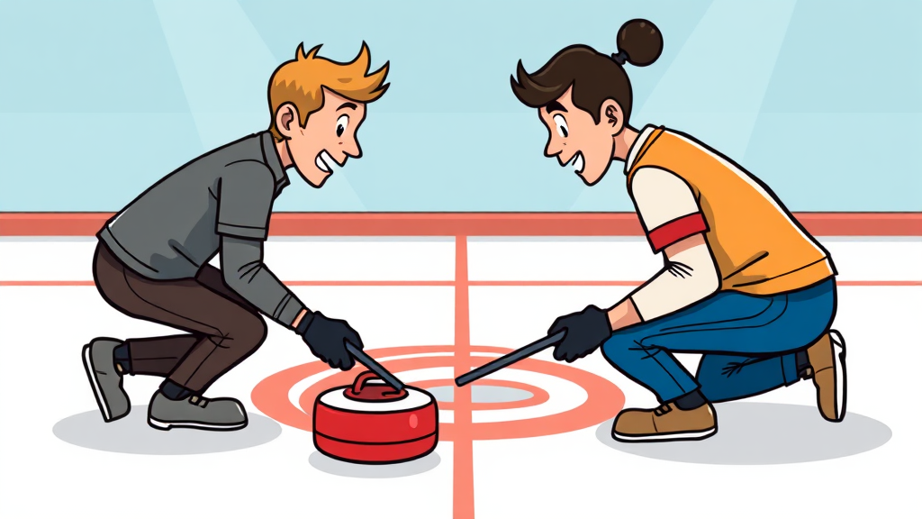 컬링 경기, 더 깊이 즐기기: 추가 규칙과 흥미로운 포인트 (cartoon 스타일)