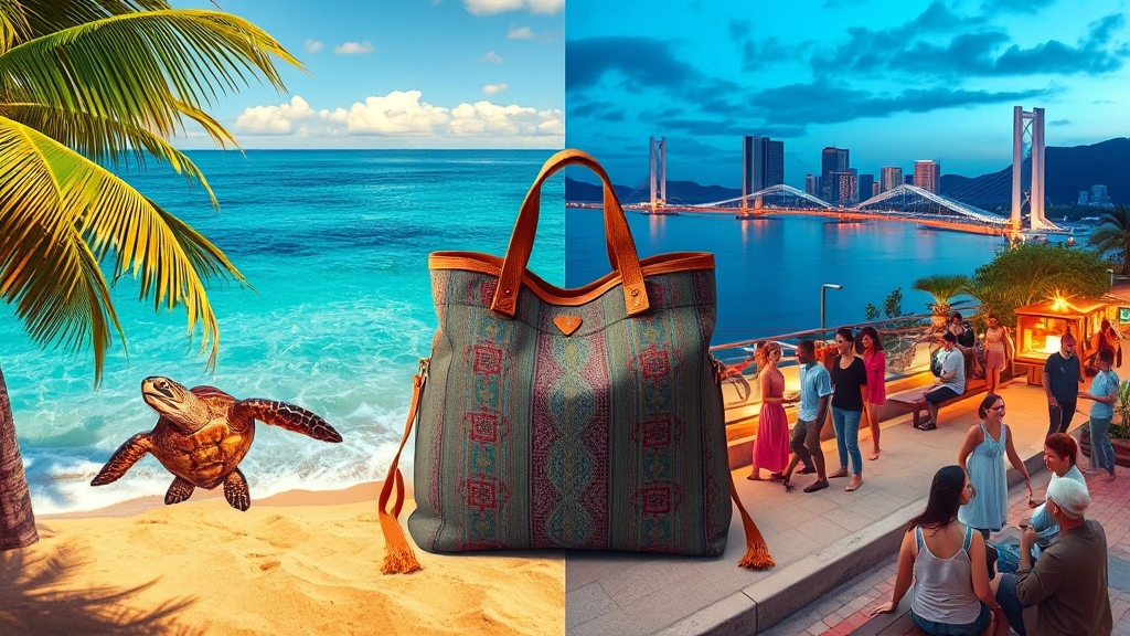 푸꾸옥 vs 나트랑: 완벽 비교 분석 (realistic 스타일)