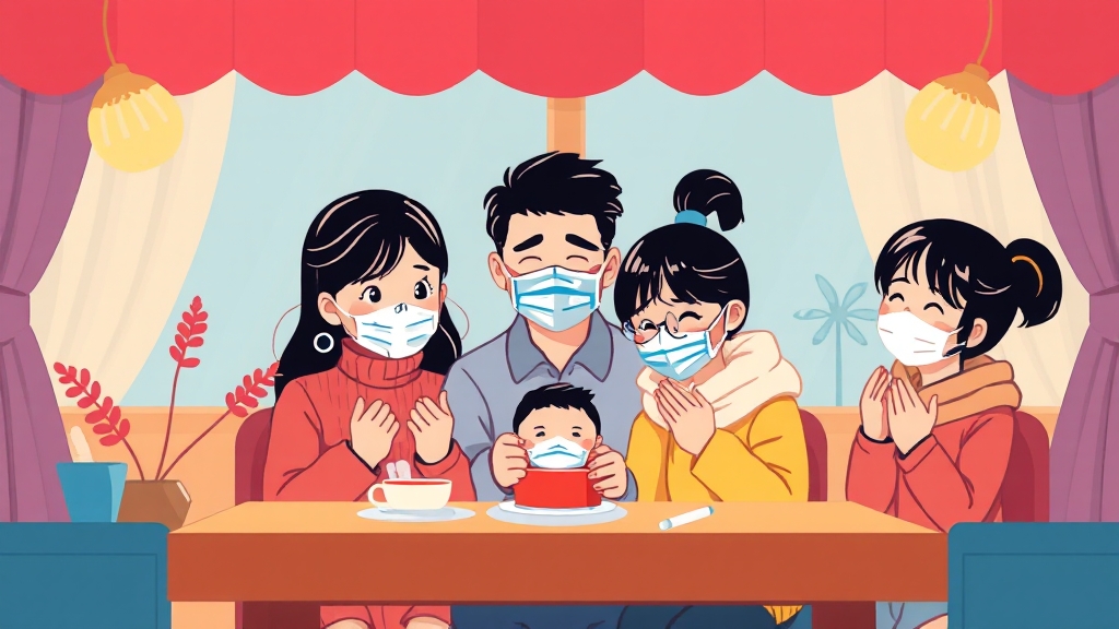 2025-2026 독감 유행 전망 (cartoon 스타일)