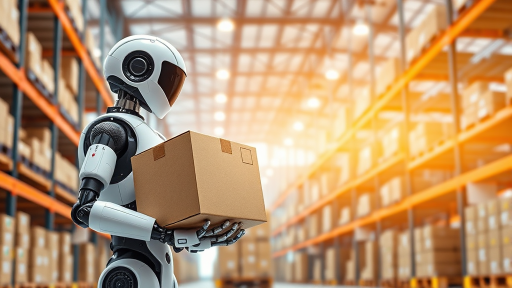 클로봇-AJ 협력, 상업용 로봇 확대 (realistic 스타일)