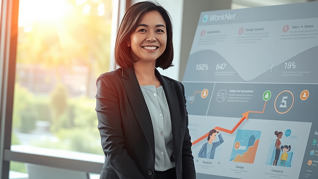 채용 담당자를 위한 워크넷 활용법 (realistic 스타일)