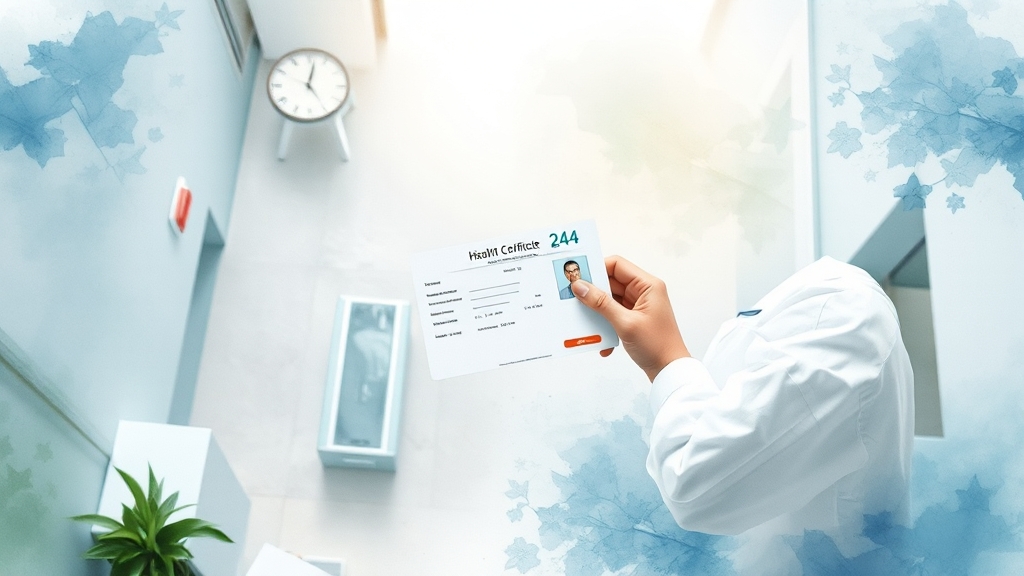 발급 준비물과 장소 (watercolor 스타일)