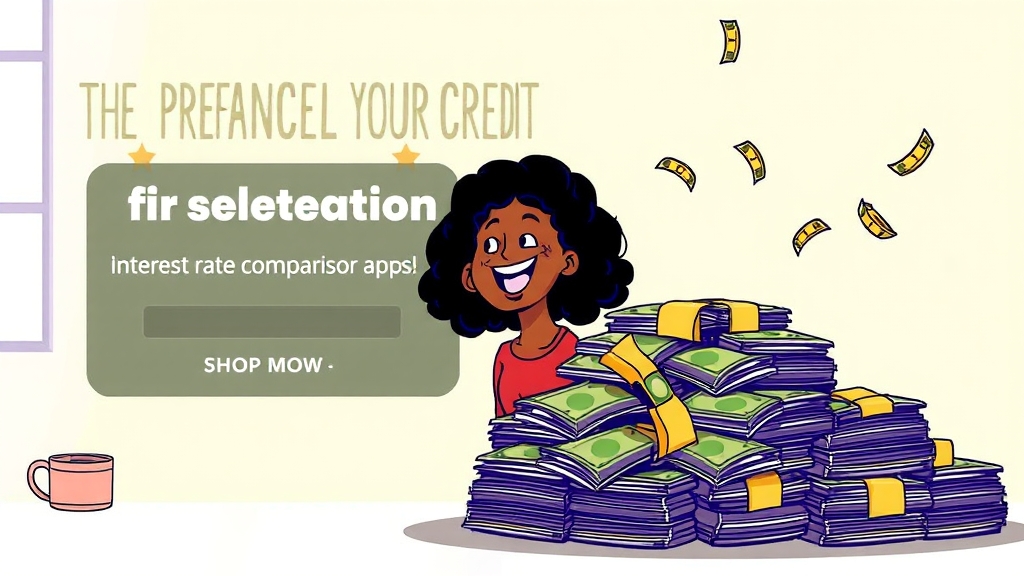 대출 갈아타기 성공 비법 (cartoon 스타일)