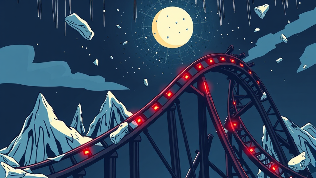 투자 심리 관리 중요성 (illustration 스타일)