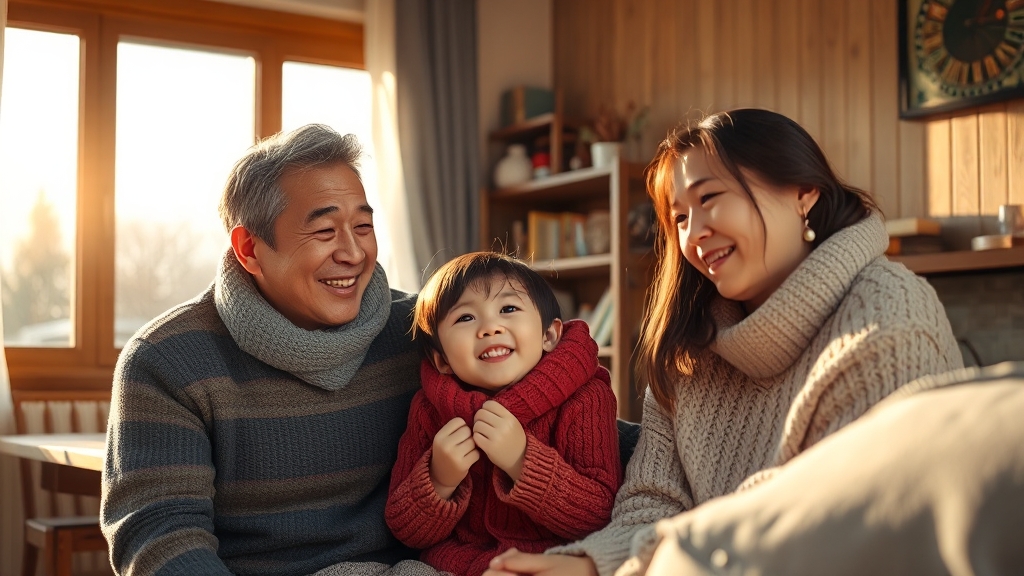 난방비 지원: 따뜻한 겨울나기 (realistic 스타일)