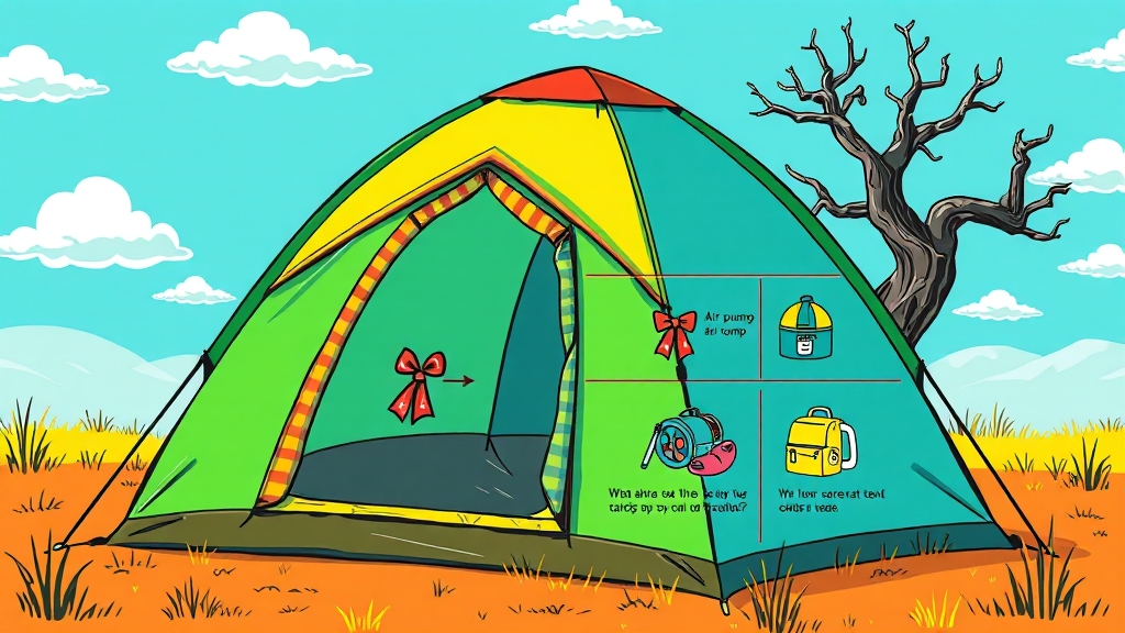 에어텐트 설치 방법 및 꿀팁 (popart 스타일)