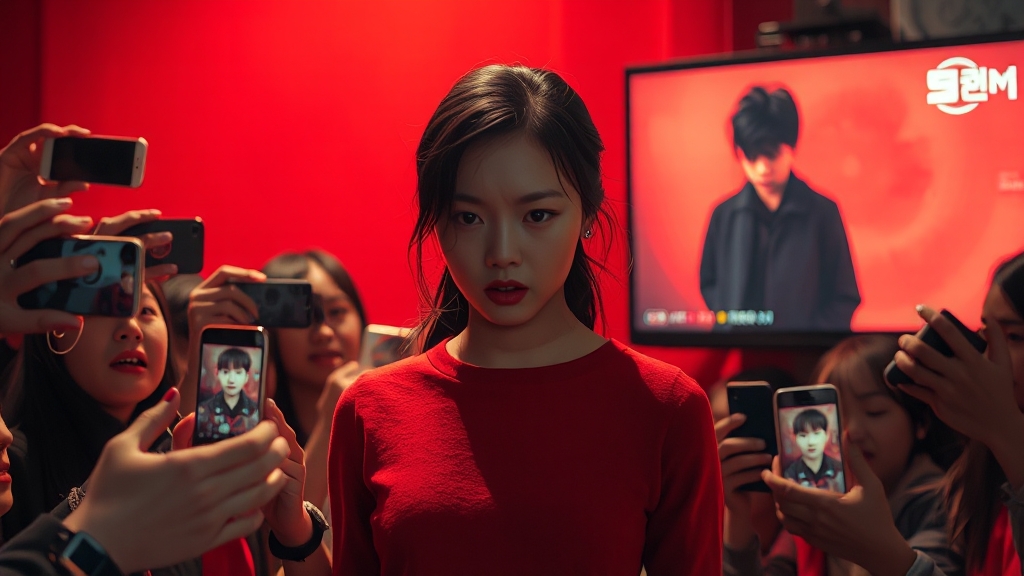 송다은의 셀프 폭로와 팬 반응 (realistic 스타일)