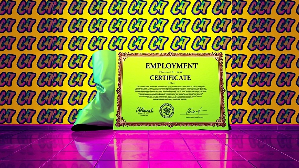 재직증명서, 무엇일까요? (popart 스타일)